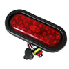 Truck-lite 6" Oval Red LED Light