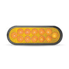Trux Amber Anodized 6" Oval Light