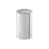 33mm x 3-1/2" Chrome Plastic Cylinder Nut Cover - (60/Pack)
