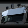 Peterbilt 379/389 Flat to the Windshield 12" Gangster Visor by Wing Master