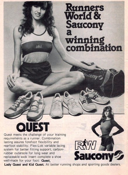 Vintage Saucony Sneakers Advert