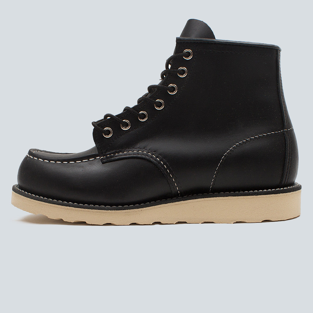 red wing black chrome leather