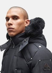 Parka Moose Knuckles Cloud noire fourrure noire