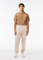Pantalon de Survêtement Lacoste - Monogramme Iconique beige