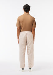 Pantalon de Survêtement Lacoste - Monogramme Iconique beige