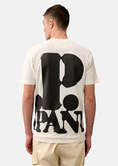 T-shirt C.P. Company 30/1 jersey Gauze Blanc