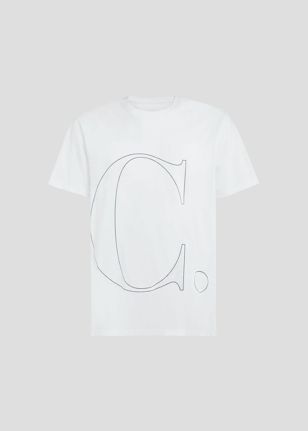 T-shirt C.P. Company big logo 30/1 blanc