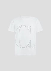 T-shirt C.P. Company big logo 30/1 blanc