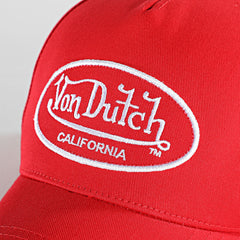 Casquette Von dutch Rouge