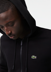 Sweat-shirt zippé Lacoste noir