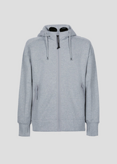 Sweat-shirt zippé C.P. Company goggle gris