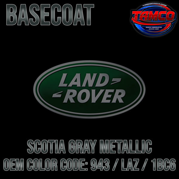 Land Rover Scotia Gray Metallic | 943 / LAZ / 1BC | 2014-2019 | OEM Basecoat