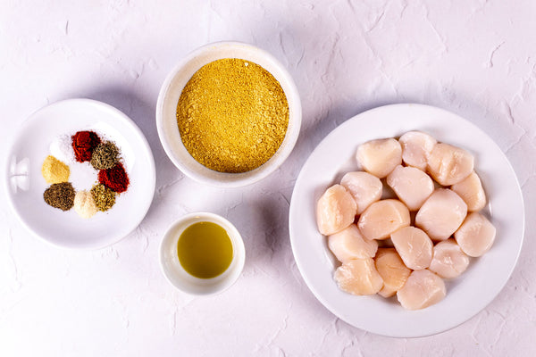 Air Fryer Cajun Scallops Ingredients