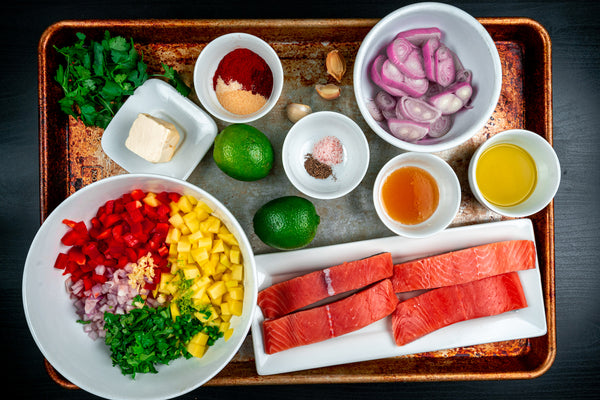 Cilantro Lime Salmon Ingredients