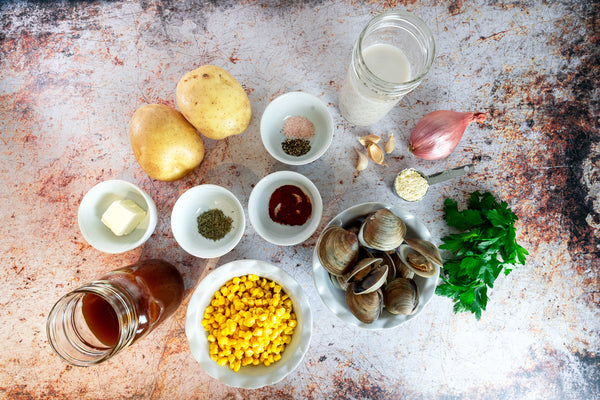 Clam Chowder Ingredients