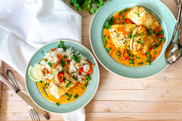 Coconut Curry Sablefish on Plate