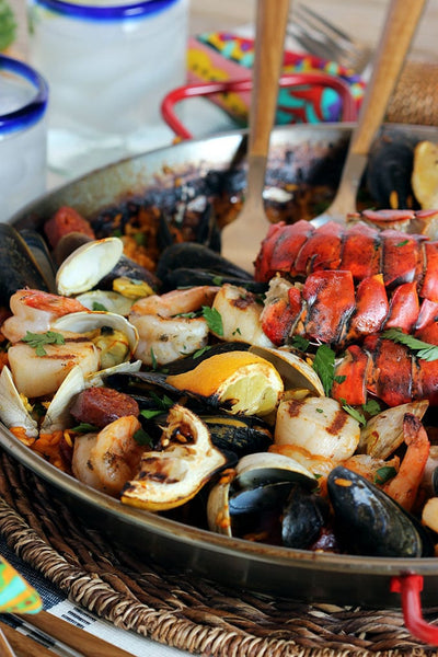 Grilled Seafood Paella 