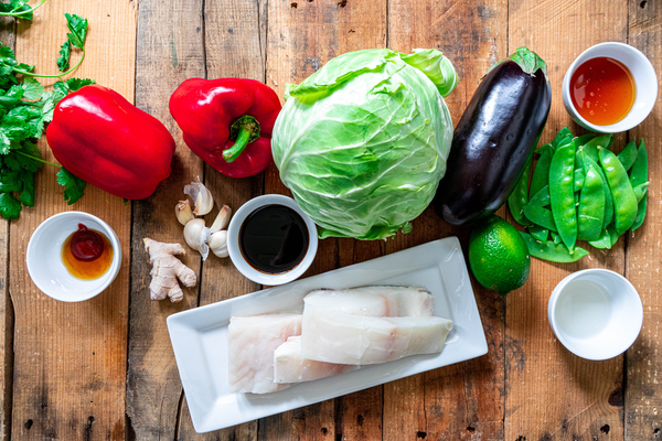 Honey Baked Marinated Halibut Ingredients