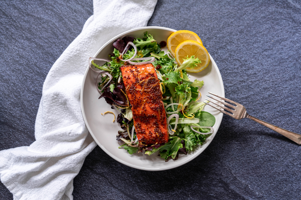 Honey Mustard Baked Salmon