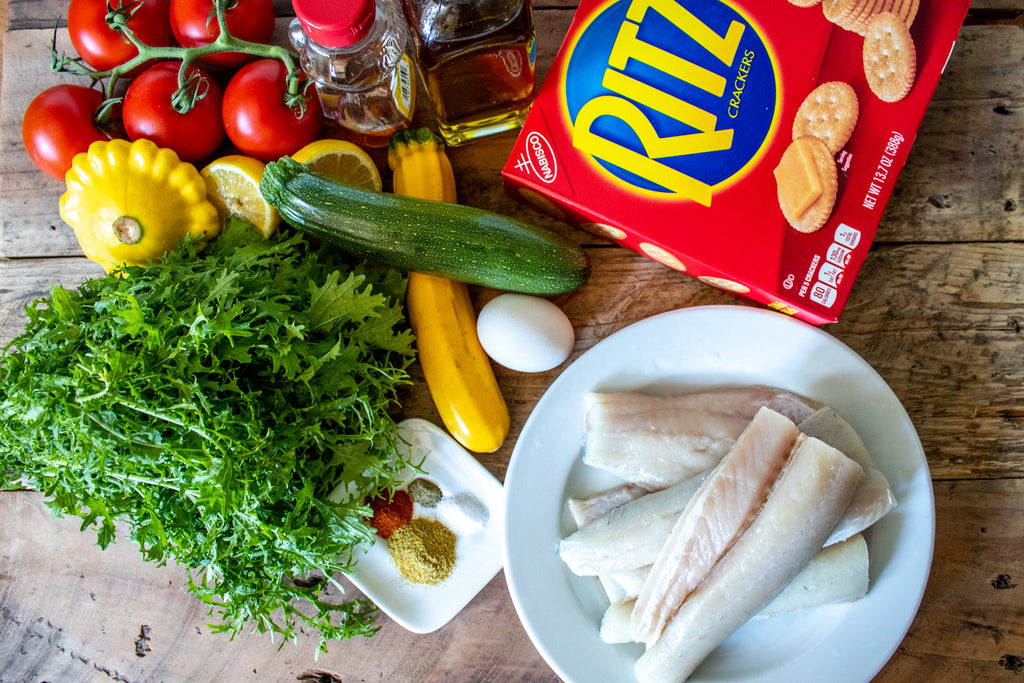 Honey Crusted Walleye Ingredients