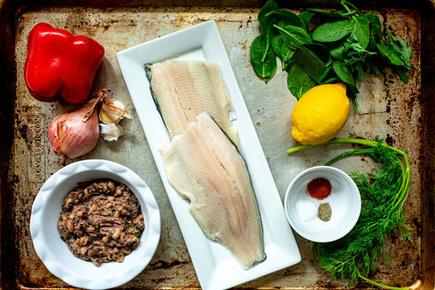 Parchment Baked Rainbow Trout Ingredients