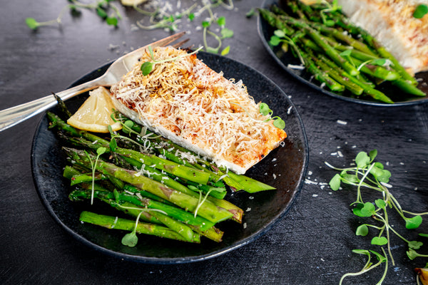 Parmesan Crusted Halibut