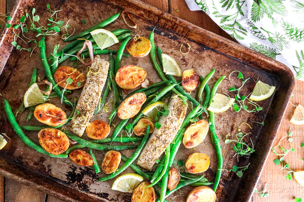 Sheet Pan Halibut