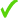 checkmark