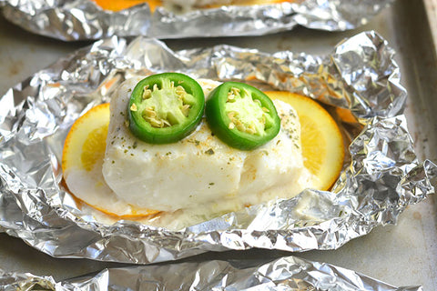 Foil Baked Cod