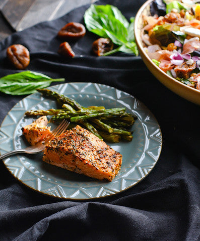 Roasted Salmon Recipe with Herb
