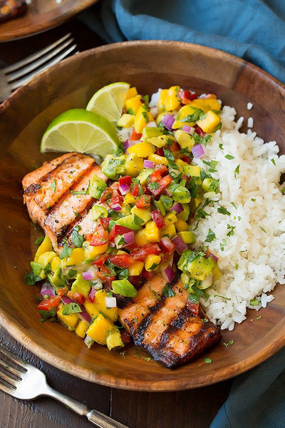 Grilled Lime Salmon 