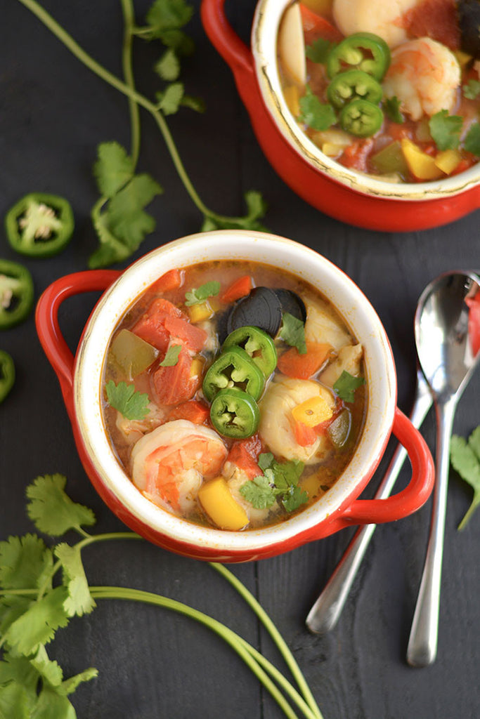 Seafood chili for Whole30