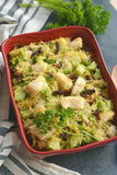 Broccoli Spaghetti Squash Cod Casserole