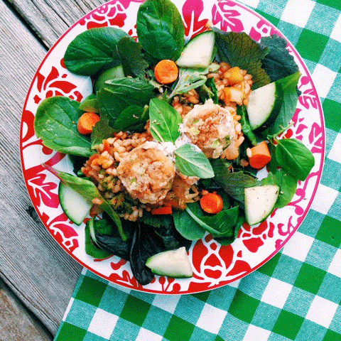 Mini Sablefish Broccoli Cakes