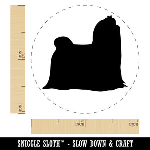 Maltese Dog Solid Rubber Stamp for Stamping Crafting Planners