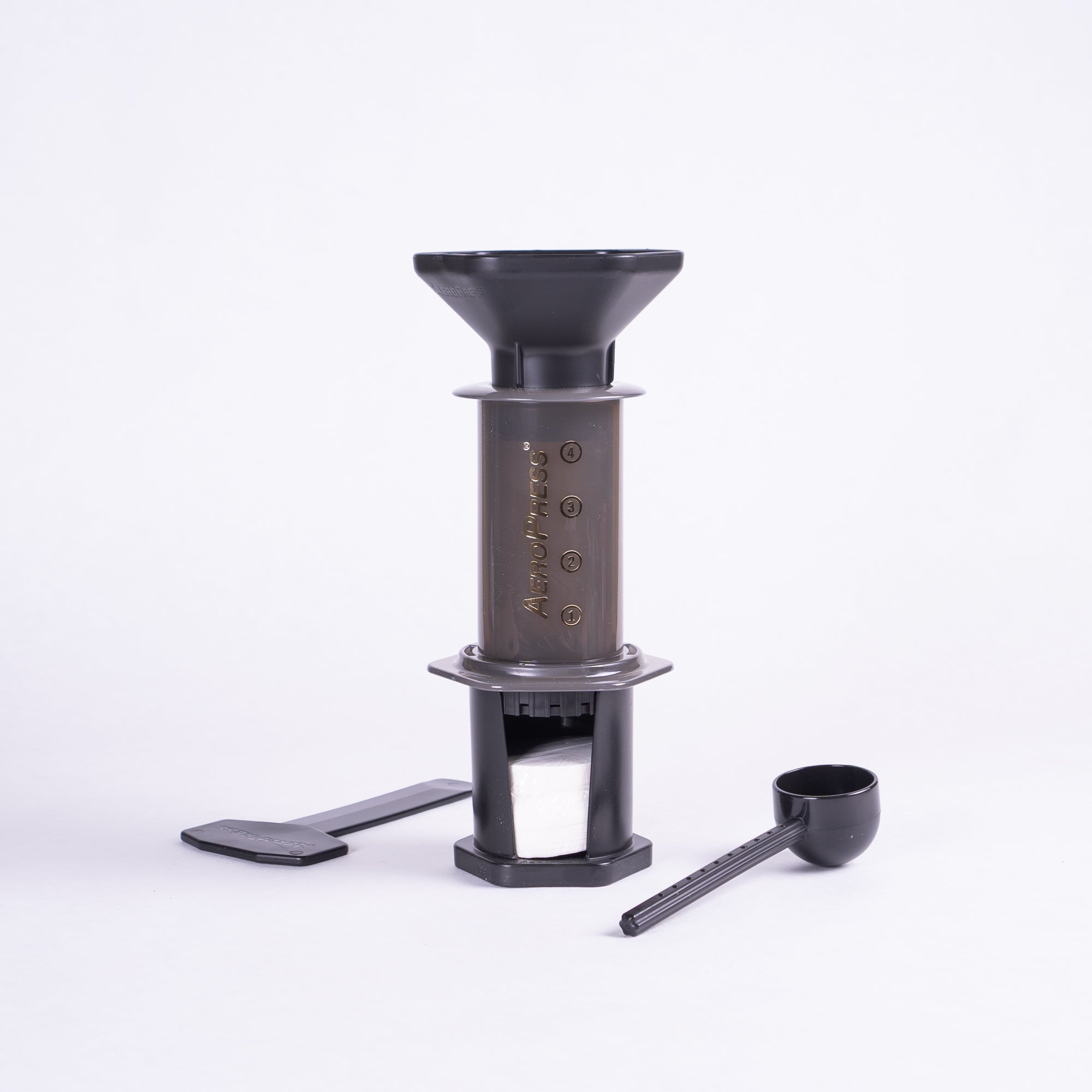 At AeroPress, we are committed to inspiring coffee lovers around the world to enhance their coffee experience. Our products are designed in Silicon Valley and manufactured in the USA using BPA- and phthalate-free materials, ensuring both quality and safety. Elevate your coffee game with the AeroPress Original and make every brew a truly satisfying one.