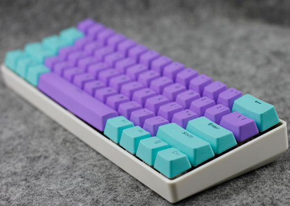 FLYKBD - Purple Rain Custom Keycaps | Backlit / Shine Through | Double