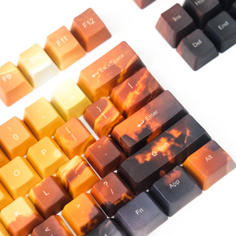 orange backlit keycaps