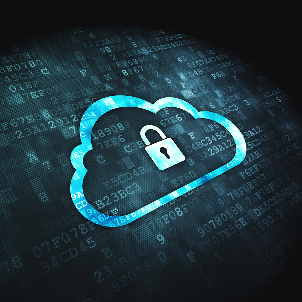 Cloud with lock at the centre - Security for cloud based printer and MPS solutions