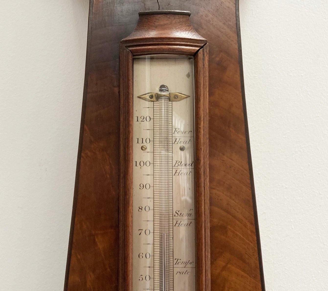 George IV Mahogany Wheel Barometer by Alexander Adie Edinburgh – Jason ...