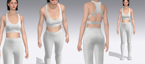 3d digital fashion design sportswear