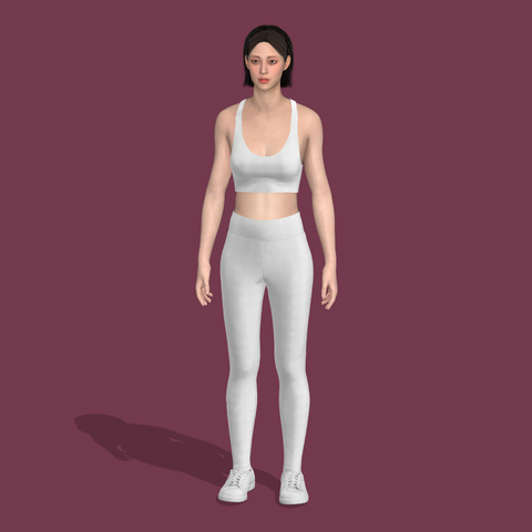 clo3d fashion design sportswear