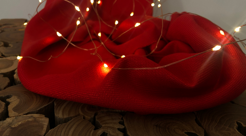 christmas red fabric