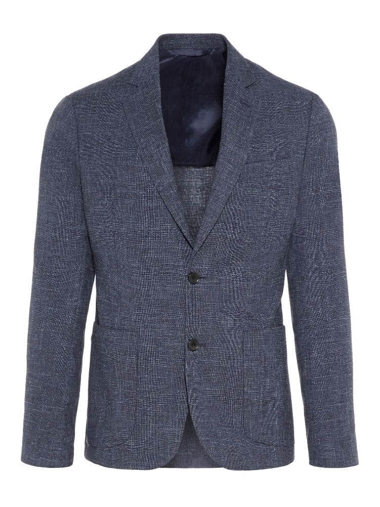 J Lindeberg Men's Hopper PP Unconstructed Blazer - INDIGO MELANGE ...