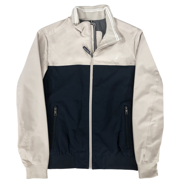 Nautica Men's Lightweight Water and Wind Resistant Jacket - NAVY