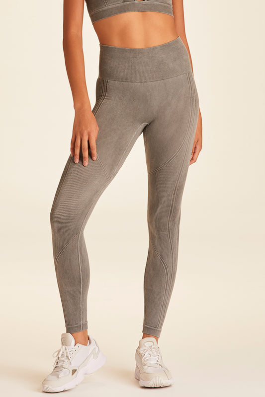 WOMENS NIKE POWER TIGHT FIT YOGA PILATES BARRE GYM TRAINING TIGHTS - MED -  $100