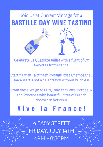 Bastille Day Wine Tasting
