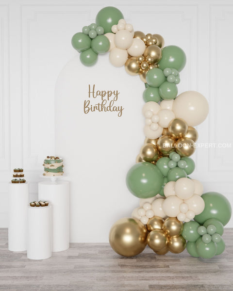 Ballon Numéro 73 Ans Vert Forrest Green Bouquet * Hooray 73 Ans Anniversaire