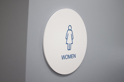 California ADA Women's Restroom compliant Sign