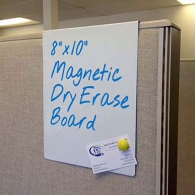 Nap Nameplates Over the Cube White Board Sign